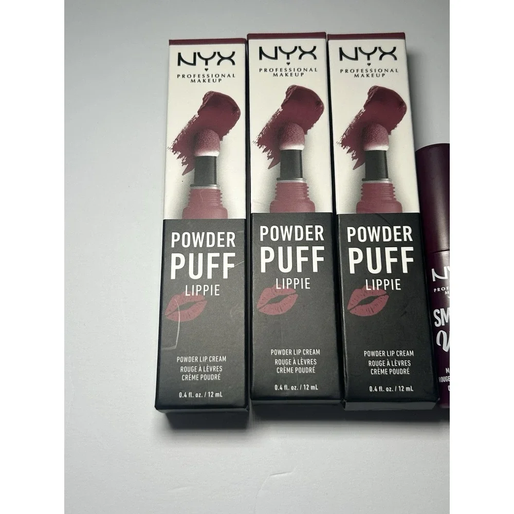NYX Professional Makeup Powder Puff Lippie Lip Cream PRL07 Moody Lot Of 5